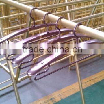 Aluminum profile hanger clothes hanger with color anodized