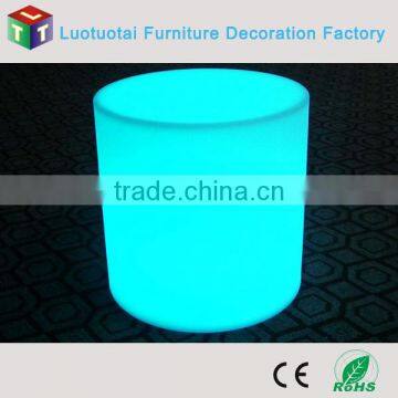 Illuminated Remote Control Battery Operate Led Bar Stool