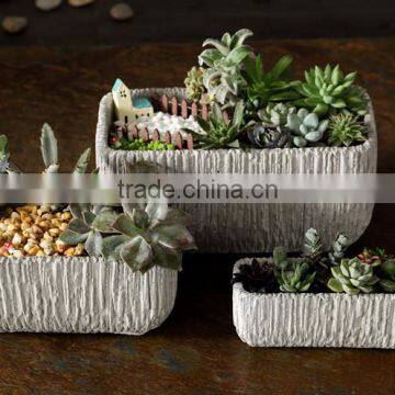 Sigma European Flower Pot Rectangular Fiber Cement Planters photo-2