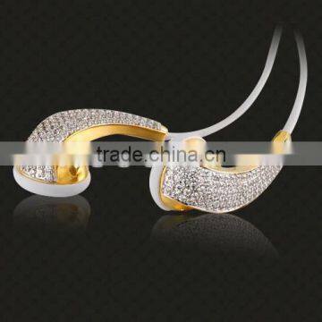 For Iphone5/6/6s/plus In-ear Earphone, Luxury Earphone With Crystal for Music,luxury Earphone photo-2