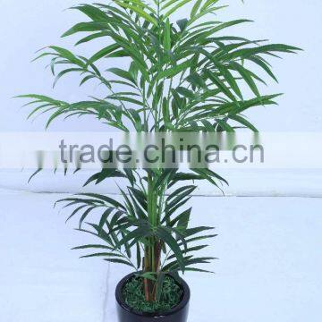 SJ00356 Artificial indoor bonsai foliage areca palm plant tree