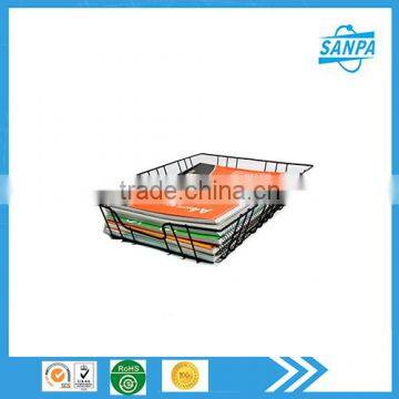 Hangzhou Supplier New Stlye Office Metal Wire File Tray/Document Tray/Wire Basket Holder