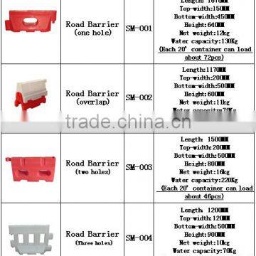 High Quality Plastic Water Filled Used Road Safety Barrier Use HDPE Plastic photo-6