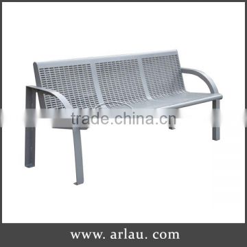 Arlau Outdoor Steel Metal Park Bench