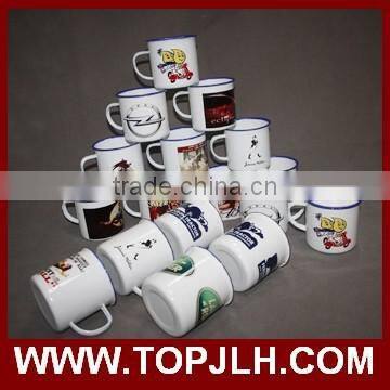 Advertising Products Dye Sublimation Enamelled Mugs Cups Custom photo-6