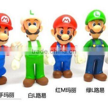 custom super mario action figure,super mario bro action figures,game character plastic action figure