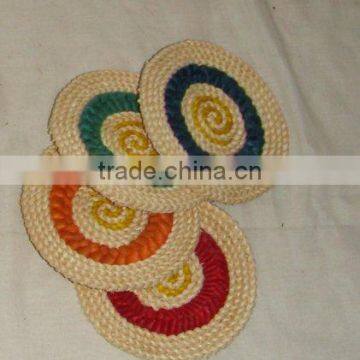 round maize mat