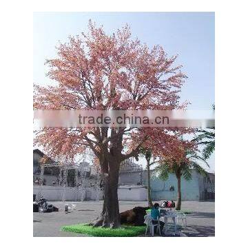 hot sale home garden deco artificial silk Cherry blossom tree