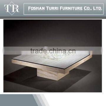 American Hand Craved Marble Top End Table On Sale photo-2