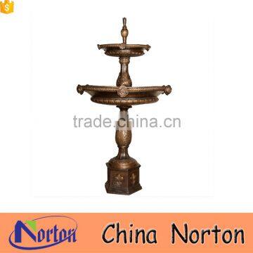 Elegance garden cast rose tray classic bronze water fountain NTBF-L480A