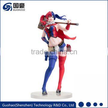 OEM plastic action figure Harley Quinn PVC figurine