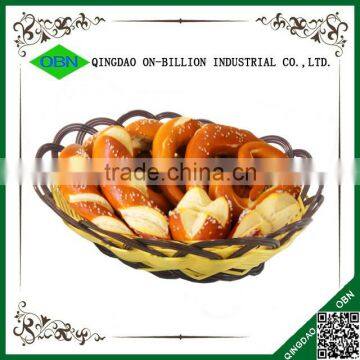 LFGB Plastic Rattan Woven Tray photo-2