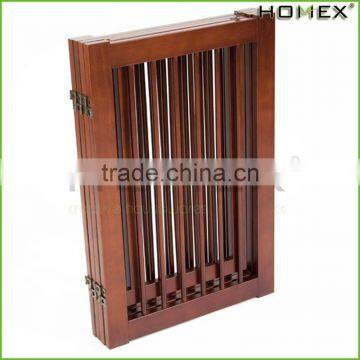 Wood Best Foldable Dog Fence Homex_BSCI Factory