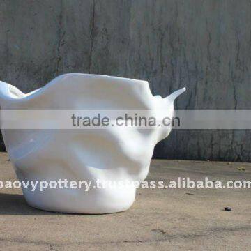 AAR New design fiberglass planter, fiberglass pot, FRP flower pot