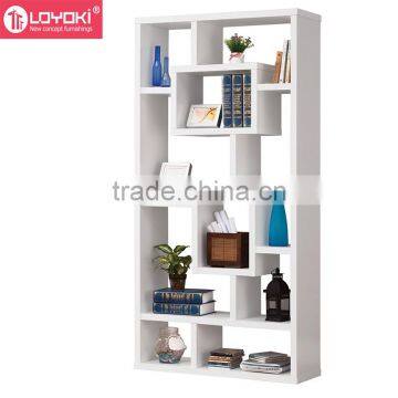Book Display Shelf Home Furniture Wholesale Hot Sale Easy Assembly Wooden Bookstore 4 Tier Bookcase photo-2