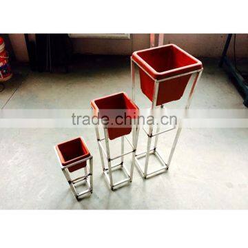 Big synthetic rattan flower pot and planter