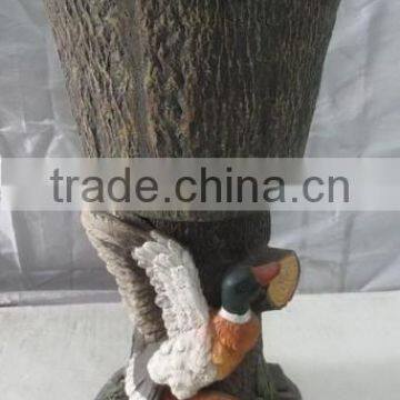 Knock-down Fiberglass Duck Wooden Flower Pots for Livingroom photo-2