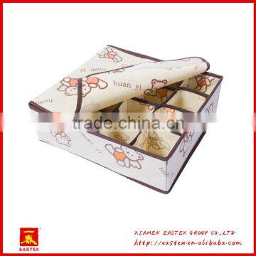 High Quality Non-woven 9 Grid Socks/bra/briefs Storage Box photo-2