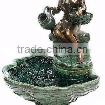 China Bronze Skulpturen Metal Crafts Garden Decoration Bronze Femme Fontaine photo-2