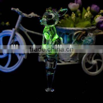 Clear Acrylic Led Color Changing Beer Bottle Stopper Supplier photo-3