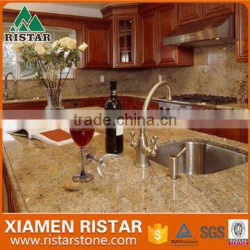 New Venitian Gold granite stone kitchen island and counter tops