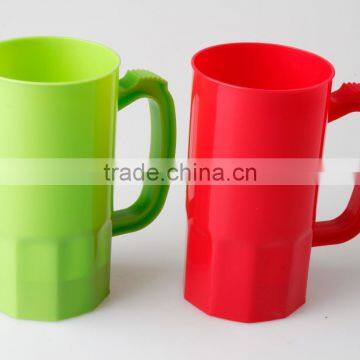 400ML Colorful PP Plastic Beer Mug