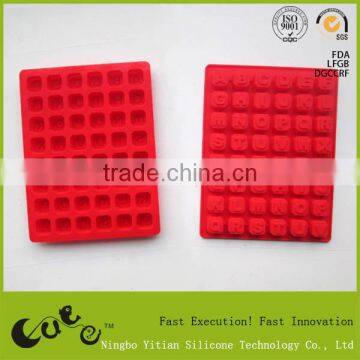 Food Grade Silicone chocolate moulds 48cups,letter shape cake moulds,ice tray