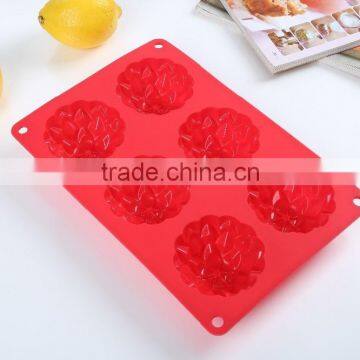 Flower muffin mold, food grade silicone bakeware cake pan,cupcake mold,pastry tools