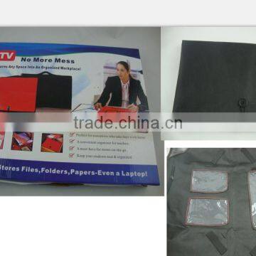 2015 New No More Mess Wonder Desk File Organizer Portable Document Organizer Wonder File photo-3