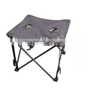 Folding table with cup holder