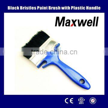 Black Bristles Paint Brush with Plastic Handle