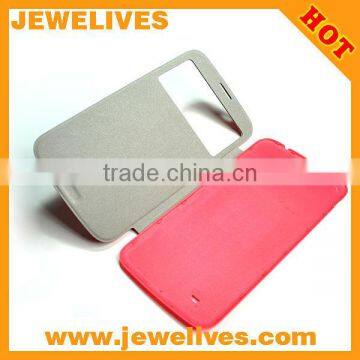 Factory price of leather flip for samsung galaxy NOT 3