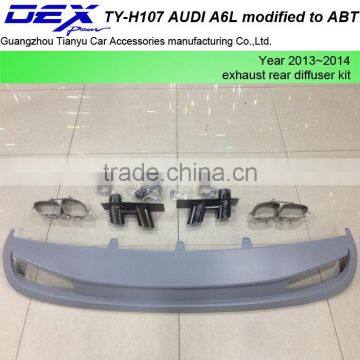 auto part universal exhaust rear diffuser kit for aut--i modified to W12