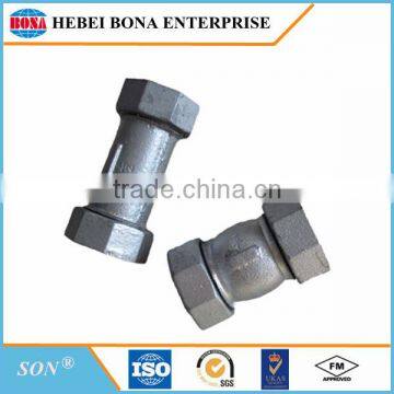 High Pressure Malleable Iron Pipe Fittings for Water Pipe Connector