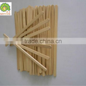 disposable custom sugar wooden coffee stirrer stick