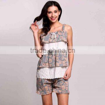 Japan Hot Sexy Girl Homewear Sexy Pijamas mujer Set Female Sleepwear Home Clothing Cute Shorts Two Pieces Suit Shoulder Strap