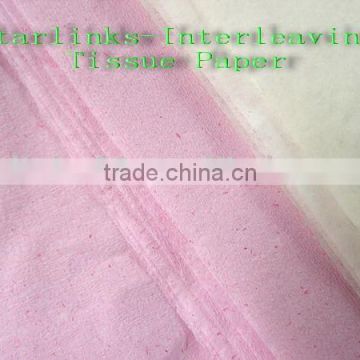 Crepe tissue separation paper