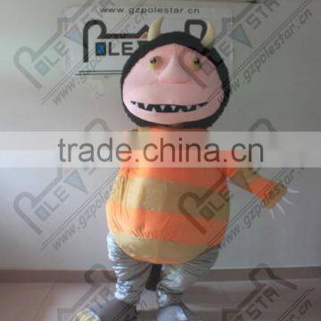 Big mouth Halloween monster mascot cartoon costume