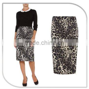 Popular Leopard Printed Pencil Skirt