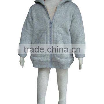 fashion grey color children clothes children coat