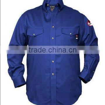 fire resistant button-down safety pink work shirt SLS080