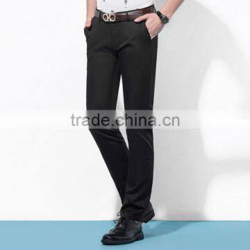 Men's Casual Pants Slim Straight Stretch Pants All-match Business Mens Thin Long Trousers Custom photo-3