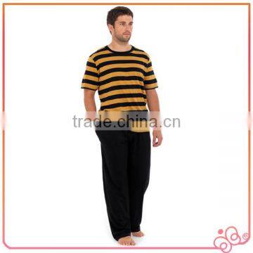 Summer 100%cotton Stripe Jersey Sleepwear for Men photo-5