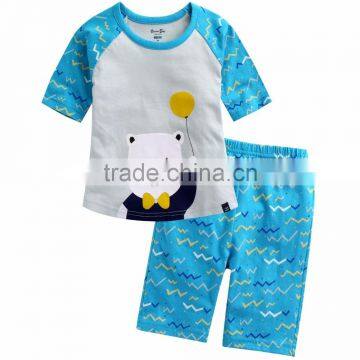 New Arrival 2017 Cotton Fashion Kids Wholesale Children's Clothing Boutique Baby Summer Clothes Family Kids Pajamas photo-4