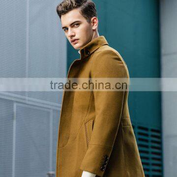 MSW0016 Men's Wool Coat 2016 New Winter Men's Single Breasted Coat.