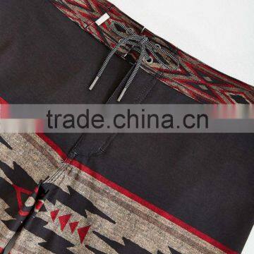 Water-resistant Mens Custom Boardshorts in Geometric Pattern photo-3