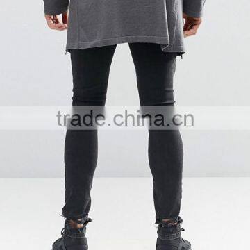 Vintage Super Skinny Jeans With Extreme Distressing photo-3