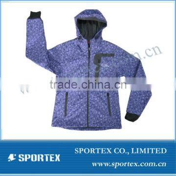 Men HoodedWindstopper SoftShell Jacket/Ourdoor Sportswear/Softshell clothing