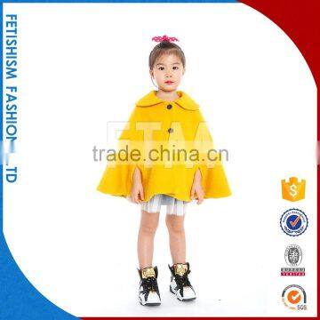 Hot sale kids fashion new design girls long coat