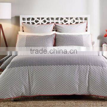 Grey And Cream Quilt Cover photo-3